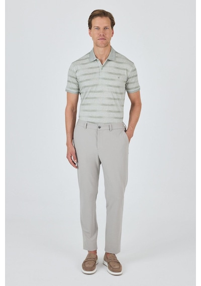 İmza Taş Rengi Esnek Yandan Cepli Casual Slim Fit Jogger Pantolon 1003250162 Taş
