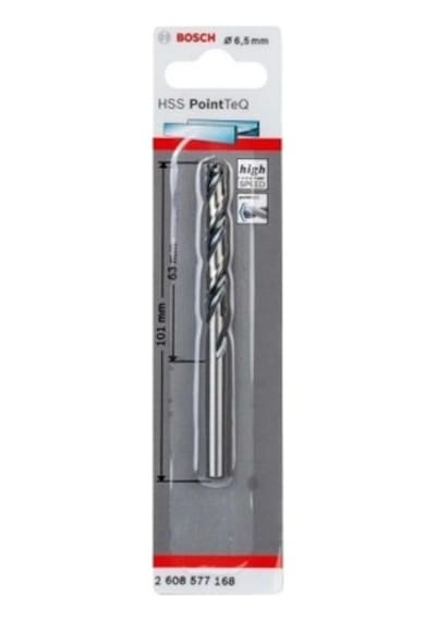 Hss Pointtec Matkap Ucu, 6.5 Mm, Metal Delme İçin Uygun