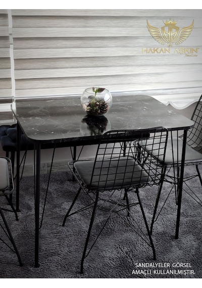 By Hakan Aşkın Metal Ayaklı 60x90 Cm Tek Masa Black Marble Eclipse 2024 Mutfak - Balkon - Çalışma Masası Parlak Siyah Mermer Desen By Hakan Aşkın Metal Ayaklı 60x90 Cm Tek Masa Black Marble Eclipse 2024 Mutfak - Balkon - Çalışma Masası Parlak Siyah Mermer Desen