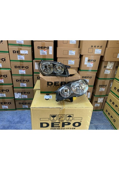 Toyota Corolla 2000-2002 Arası Depo Sağ Ve Sol Far Takım 81150-1e410 / 81110-1e530