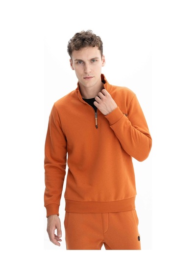 AR-MA Arma Erkek Büyük Beden Yarım Fermuar Dik Yaka Sweatshirt 001
