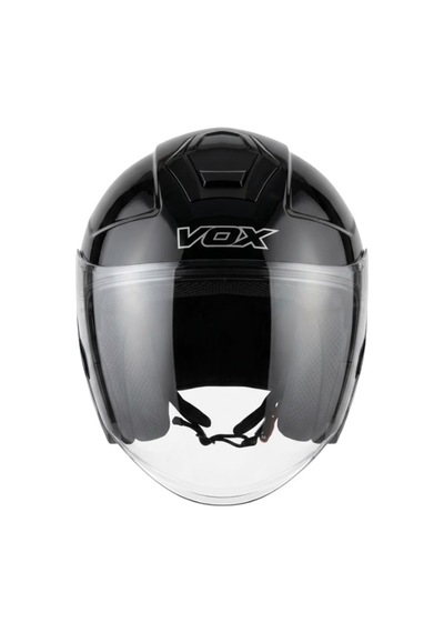 Vox 108 Yazlık Motosiklet Kaskı Gloss Black Siyah