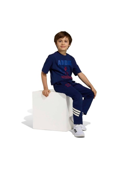 Adidas Lk Mrvl Sm Pnt Mavi Çocuk Eşofman Altı Jz3570