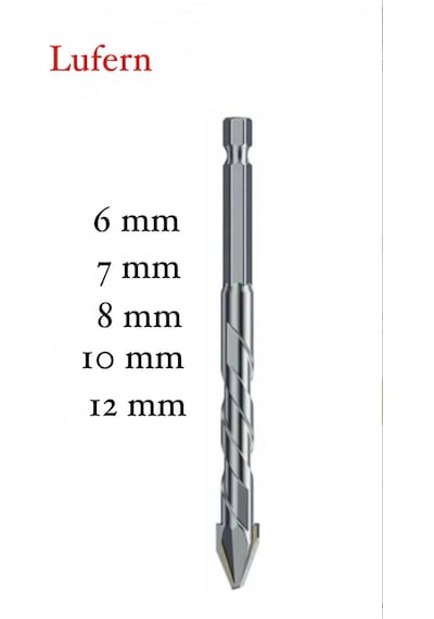 Premium 5 Li Matkap Ucu Elmas Ahşap Metal Sac Demir Çelik Delebilen Çok Amaçlı Parça Kırılmaz