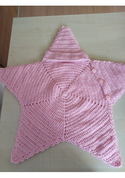 Örgü Yıldız Tulum Pembe