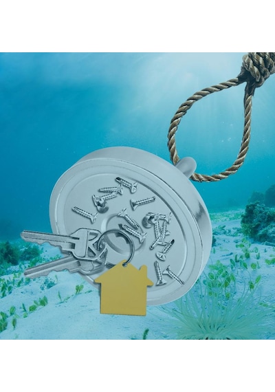 Valkyrie D48 Güçlü Neodyum Mıknatıs 48 MM 75 KG Askılı Fishing Salvage Magnet