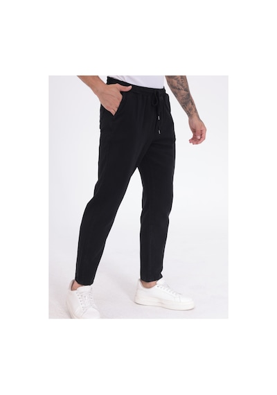 Blayn Jeans Erkek Regular Fit Gabardin Pantolon Günlük Rahat Kesim Klasik Erkek Pantolon Siyah