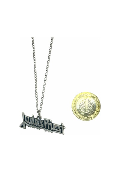 Judas Priest Kolye 60 Cm Zincirli Metal Rock Müzik Grubu Aksesuarı Unisex Çok renkli