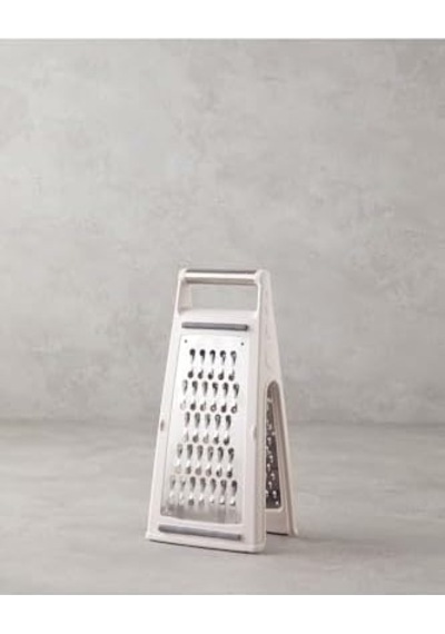 Colessa Paslanmaz Çelik Rende 11x24 Cm Krem Açık Gri