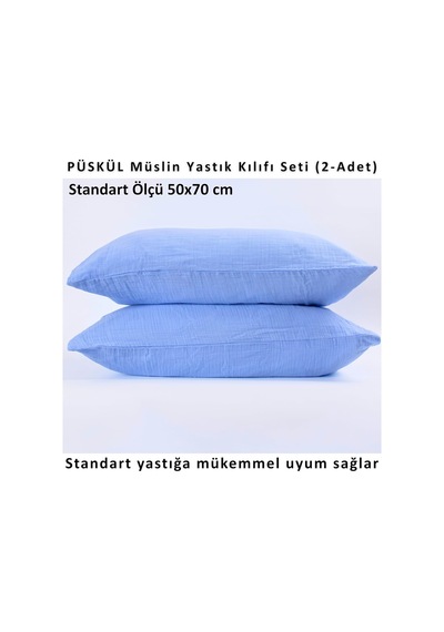 Püskül 2-adet Müslin Yastık Kılıfı Seti, 100% Pamuk Ultra Yumuşak 2-katlı Müslin Kumaş Yastık Kılıfları, Havadar Nem Emici Terletmeyen Yastık Kılıfı Açık Mavi, 50x70 Cm 2'li Yastık Kılıfı Seti Bebe Pembe - Kırık Beyaz Püskül 2-adet Müslin Yastık Kılıfı Seti, 100% Pamuk Ultra Yumuşak 2-katlı Müslin Kumaş Yastık Kılıfları, Havadar Nem Emici Terletmeyen Yastık Kılıfı Açık Mavi, 50x70 Cm 2'li Yastık Kılıfı Seti Bebe Pembe - Kırık Beyaz