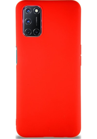 Oppo A52 Kilif Soft Premier Renkli Silikon Kapak 490227943