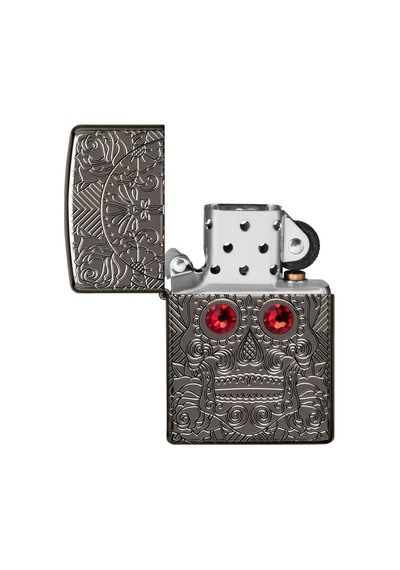 Zippo Çakmak 49300-083349 Crystal Skull Design