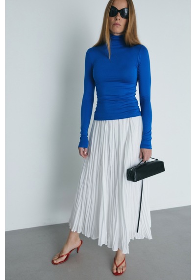 Suud Collection Mavi Boğazlı Body