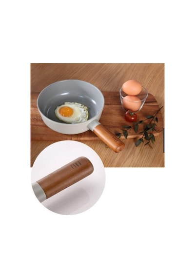 Ansan Neoflam Fika Aluminyum Döküm Tava 24 Cm Gri