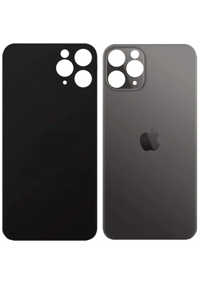 Gmr Apple Uyumlu iPhone 11 Pro Max Arka Pil Kapağı Siyah Siyah