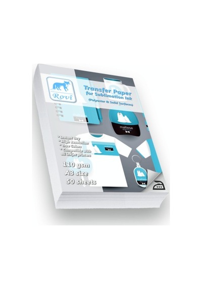 Rovi Transfer Kağıdı (Polyester/Seramik/Metal) - 100Gsm - 50Yp - (539235181)