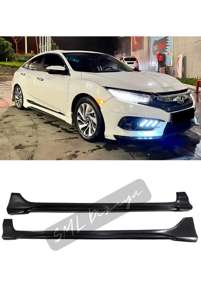 Honda Civic Fc5 (2016-2021) Turbo Yan Marşpiyel (Plastik) BOYASIZ