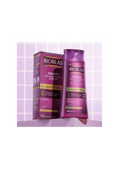Bibolas Keratin Collagen Onarıcı Dolgunlaştırıcı Şampuan 360 Ml