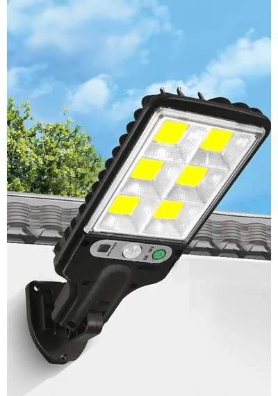 Solar Güneş Enerjili Led Bahçe Aydınlatması 120 Ledli 3 Modlu Hareket Sensörlü Su Geçirmez Lambası