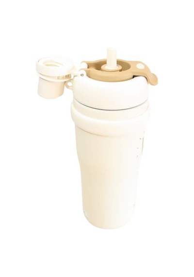 Shotay St-8918 Çift Kullanım Pipetli/rahat İçim Beyaz 720ml Çelik Termos Diğer
