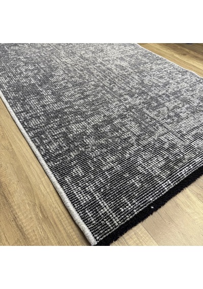 Hoom Rugs Vintage Vtg 119 Gri Dekoratif Yıkanabilir Kilim Gri