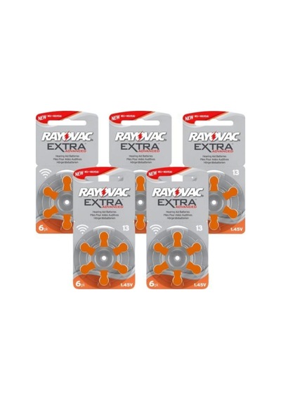 Rayovac Extra Advanced 13 Numara Blister İşitme Cihazı Pili 6 x 5'li