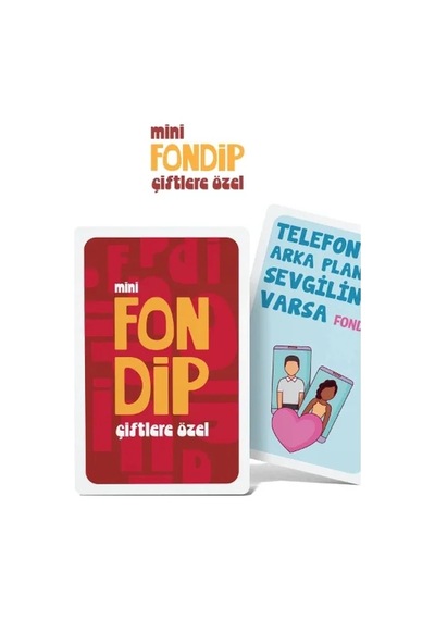Lb Mini Fondip Çiftlere Özel Eğlenceli Kart Oyunu