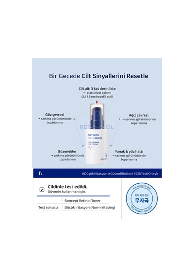 Retinol Ve Bakuchiol İçeren Kırışıklık Ve Leke Serumu Retinol Shot 500 Iu Serum