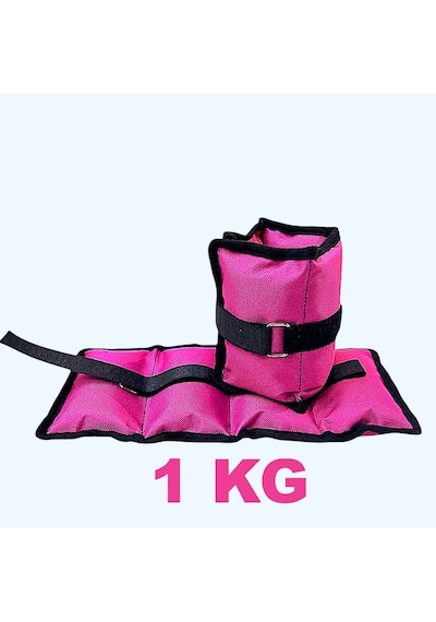 Me&ra Sport 1 Kg X 2 Adet El Ayak Bilek Ağırlık Seti Kum Ağırlık Torbası Pembe