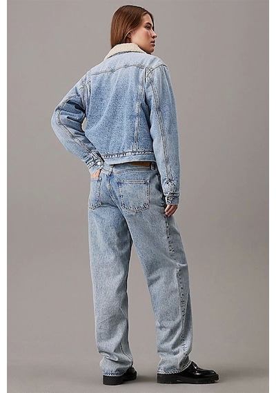 Regular Sherpa Denım Jacket Denım Mavi