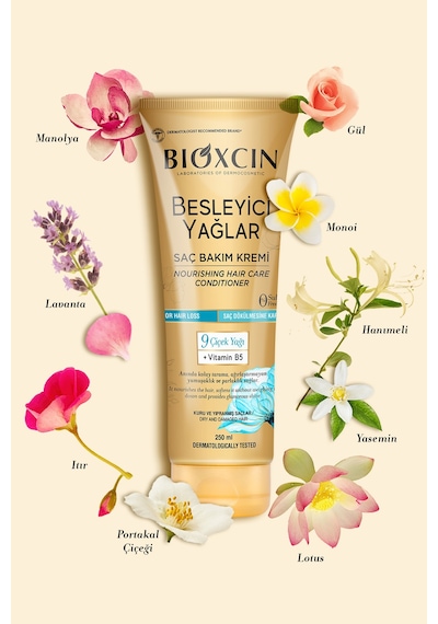 Bioxcin Besleyici Yağlar Saç Bakım Kremi 250 Ml 3 Adet