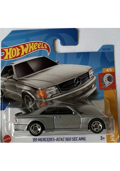 Hot Wheels Tekli Arabalar 89' Mercedes-benz 560 Sec Amg Gri 560-hkk85
