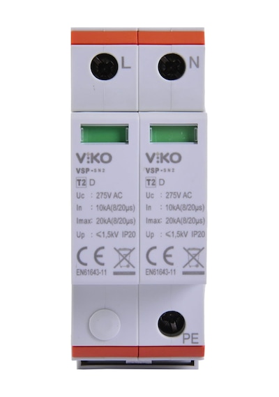 Viko Vsp-2/20/d Modüler Parafadur 20ka 2kutup D Tip