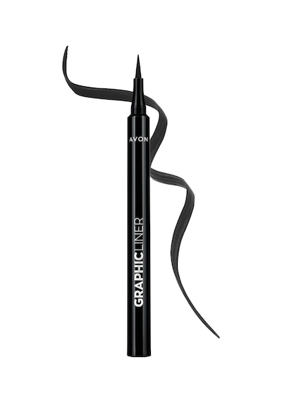 Avon Graphic Liner Keskin Uçlu Likit Eyeliner Charcoal