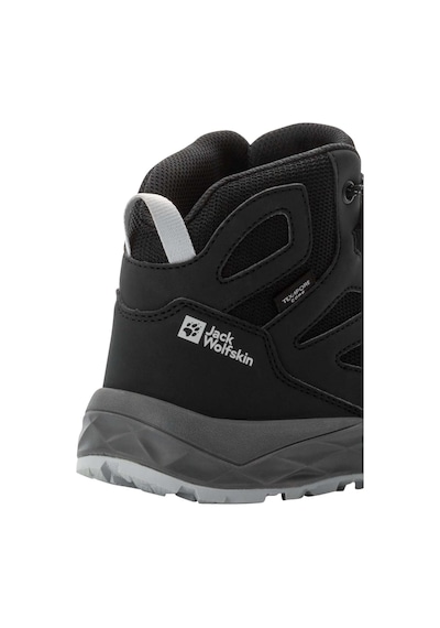 Jack Wolfskın Jack Wolfskin Woodland 2 Texapore Mid K Unisex Çocuk Gri Bot 6350 Antrasit