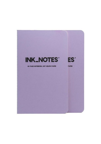 Inknotesbrand : Orchid No. Iı 80 Sayfa Noktalı Not Defteri - 13 X 21 Cm - 2'li Set