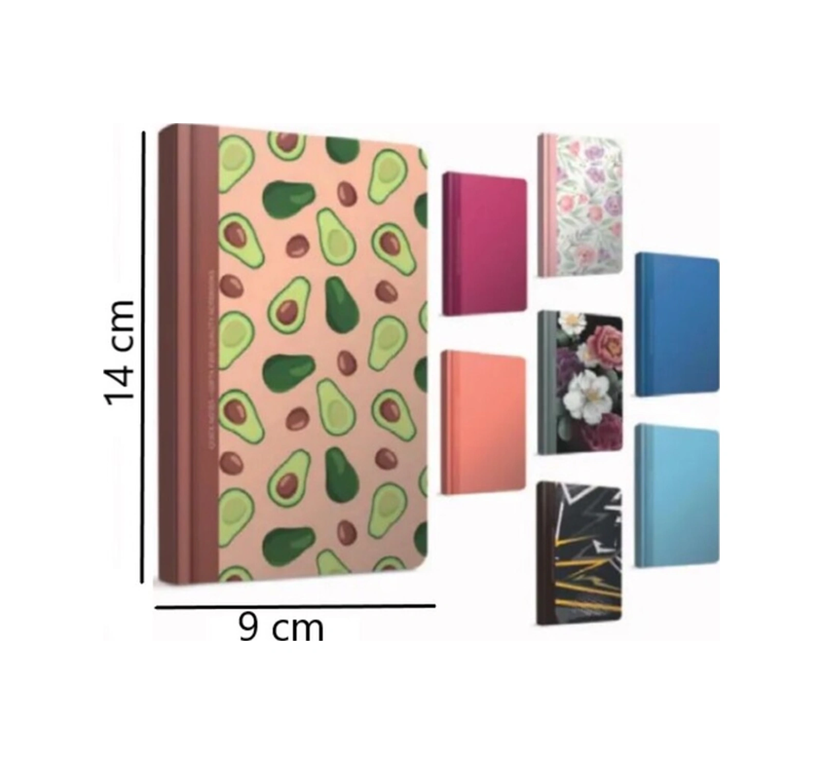 Quıck Notes İplik Dikiş Sert Kapak Defter 9x14 80 Yaprak Çizgili Karışık