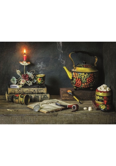 Nova Puzzle 44006 - Çay Molası 1500 Parça Mini Puzzle