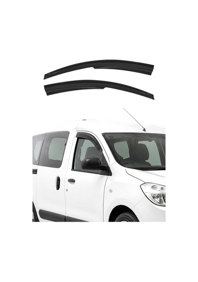 Dacia Dokker 2013-2021 Arası Uyumlu Araca Özel Sport Style Akrilik Cam Rüzgarlığı Koyu Duman 2 Parça