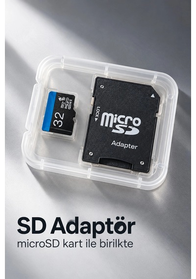 32 Gb Microsd Bellek Kartı Ve Sd Adaptör Seti