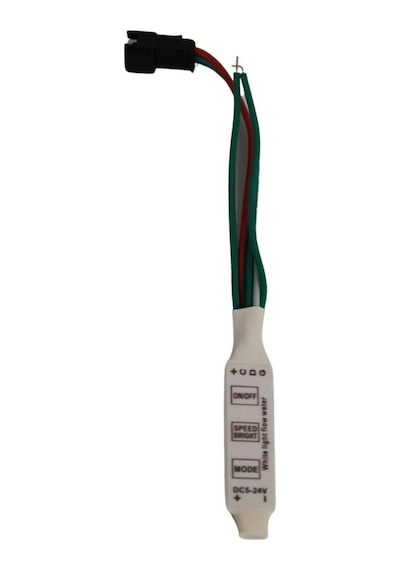 5-24v Mini Tek Renk Yürüyen Pixel Şerit Led Kontrol Devresi Ws2811 Su Akan Anahtarlı Kontrol Devre