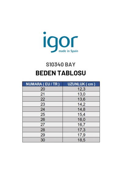 Igor Bay Çocuk Sandalet - Kum S10340-100