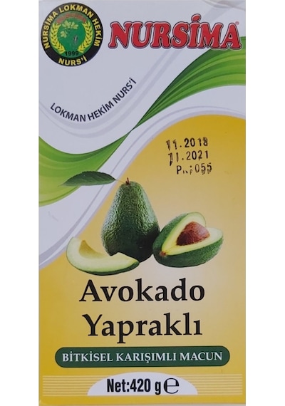 Nursima Avokado Yapraklı Bitkisel Karışımlı Macun 420 G