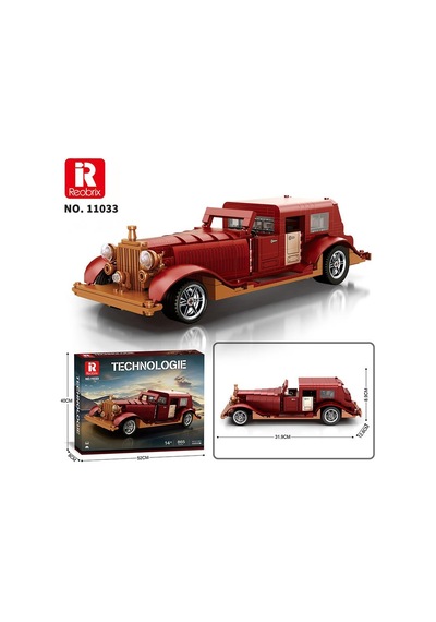 Reobrix Technic 11033 Rolls Royce Phantom Araba Yaratıcı Yapı Blok Seti Building Blocks - 865 Parça
