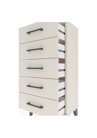 Arges Komodin 5 Çekmeceli 44x30x96 Aytaşı-aytaşı Aytaşı