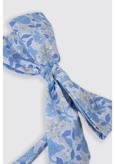 Made With Liberty Fabric Liberty Kumaş Çiçek Desenli Taç Çok Renkli