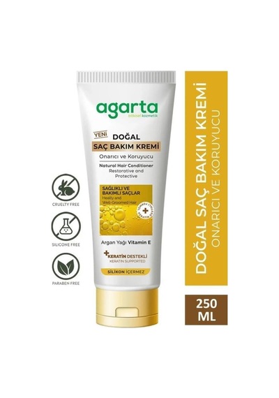 Agarta Doğal Saç Bakım Kremi 250 Ml Açık