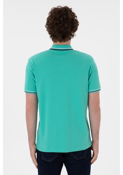 U.S. Polo Assn. Erkek Regular Fit Polo Yaka Mint Basic Tişört 50306011-VR090