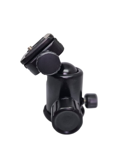 Ayex Kh-02 Tripod Kafa Ball Head, 360 Dönebilen, 10kg Taşıma Kapasiteli, Hızlı Bağlantı Plakalı, 1/4" Vida Uyumlu