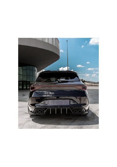Cupra Leon 2020-2024 Body Kit Seti Ön Lip Marşpiyel Difüzör Spoiler Flap